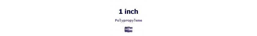 Polypropylene 1 inch Fittings